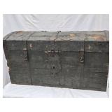 1750 ca. Immigrants Sea Chest , wrought Iron