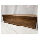 Wood Toolbox with some tools measures 28'w 9'd
