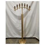 MCM Brass 7-light Candelabra 51"h , solid brass