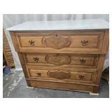 Eastlake dresser with 3 drawers and 1 hidden