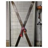 Vintage 84' Wood Skis look at pictures for more