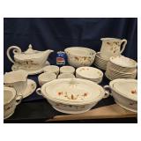 35+ Hall's Jewel-T Autumn Leaf China Lot -  8