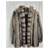 Natural Raccoon Fur Coat from Tarlow Furs of