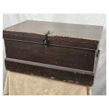 Pine Carpenters Toolbox,  dovetailed case ,