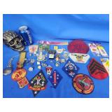 Military,  Police Dept, Boy Scouts, shriners.