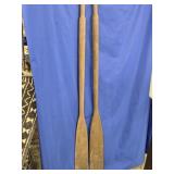 Pair Boat Oars 60" , natural look at pictures for