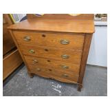 Antique Chestnut custom made  dresser , solid