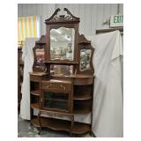 Mahogany French  Provincial style Etagere circa