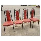 MCM Dixie Dinettes Chairs.  Style Bonzetone, Grey