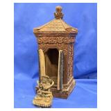I pc Carved Teak Traveling Shrine / Altar /