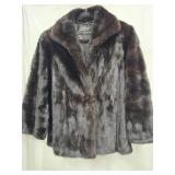 Black Orchid Dark  Mink Fur Jacket by J. Allan
