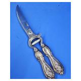 Sterling handled Poultry sheers.  Made in Italy
