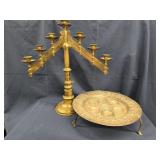 Btass 22'h Menorca and a 16' Passover Seder plate
