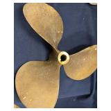 17" Brass Boat propeller look at pictures for