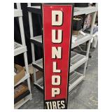 Vintage Dunlop Tires Porcelain Enameled  Sign