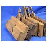 5 Antique Wood Mouldlng Planes condition and