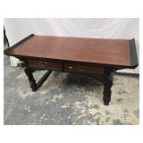 Mid-century Korean Teak Scholars  Desk / Coffee