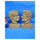 Cast iron John Kennedy and Robert Kennedy