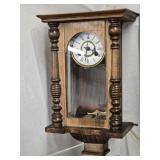 Vienna Wall Clock Regulator,  walnut with glass