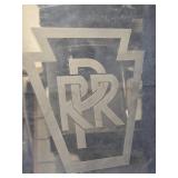 PRR Diner Car 13'ï¿½13' Etched Acrylic Window Pane