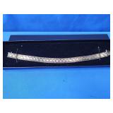 Sterling silver bracelet 7.5' L.  Made in Italy.