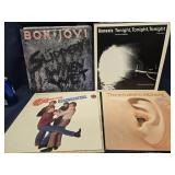 45+ Rock & Pop Lp Records Late 60's,  70's,  80's