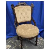 Renaissance Revival Victorian side chair look at