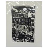Ellen Corddry block print 18/100 " 2500 MD AVE,