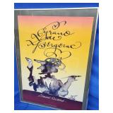 1979-80 Baltimore Center Stage framed poster for