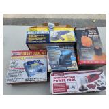Corded tool lot : Rotors tool, angle grinder,