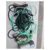 Extention cords.  Various ages, makers and