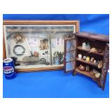 Shadow Diorama of garden motif and miniature doll