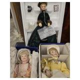 3 Vinrage Dolls - 2 Mother Goose Dolls Little