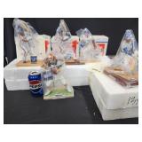 4 Porcelain Sport Impressions figurines: 2 Darryl