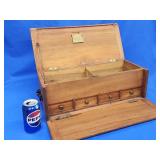 Circa 1800 Doctor's Apothecary travel box.  Hand