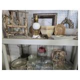 Lot - Platter , Frame , Nippon dresser dish ,