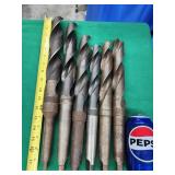 6 Industrial Heavy Duty Tapered Shank Drill Bits