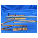 Rare Belcher Foot measure Wood Stanley caliber,