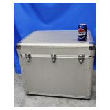 Aluminum Storage box.  Made in China.   Has KEY.