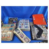 Baseball cards and pins.   1980's and 1990's.