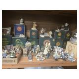 Collection of Boyds Beats and other resin figures