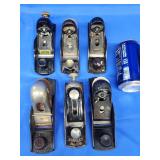 5 Stanley Block planes.  No 110, No 118, two No.