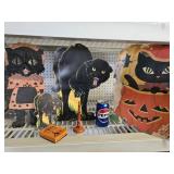 Halloween Decorations  - Embossed Die Cut Black