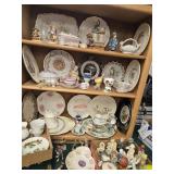 Large Lot zchine plates,  Figurines,  Novelty