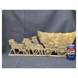 Conestoga Wagon sculpture ,  with Horses and