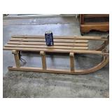 Davos Style Sled , Rustic European sled circa