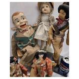Dolls - Jerry Mahoney Ventriloquist Doll , 1940's