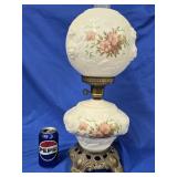 MCM Embossed Milk Glass Gone with the Wind