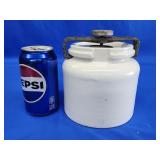 Norton Stoneware ball mill grinding jar.  Model