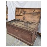 Unique Pine Double Lift top Carpenters toolbox ,